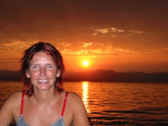 mit Elli geht die Sonne unter