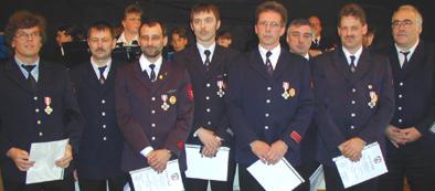 Verleihung des Feuerwehr - Ehrenzeichen in Silber für 25 Jahre Feuerwehrdienst