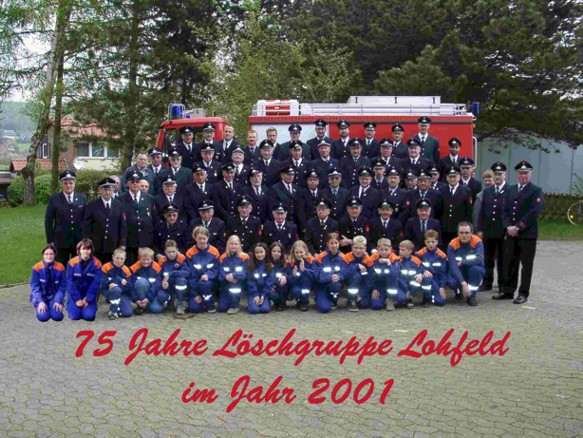 75 Jahre Löschgruppe Lohfeld 2001