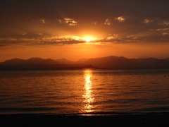 Sonnenuntergang am Gardasee