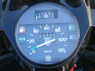 Vespa PX bei 60000 km